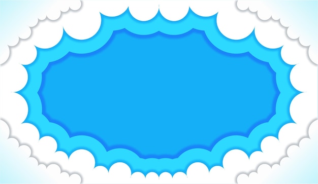 Gratis vector middag wolk achtergrond