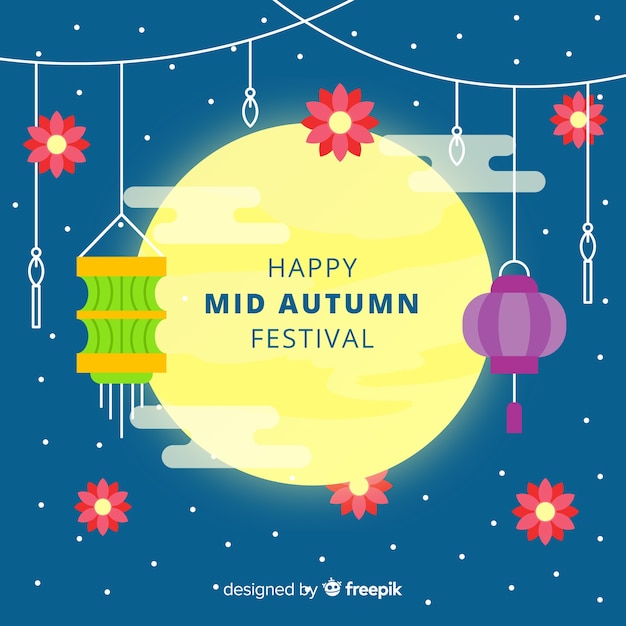 Gratis vector middeleeuwse herfst festival achtergrond