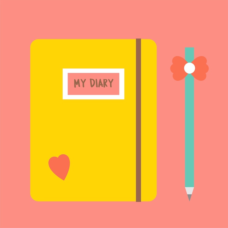 Gratis Vector mijn dagboek