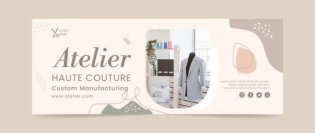 Minimale naaister atelier facebook cover