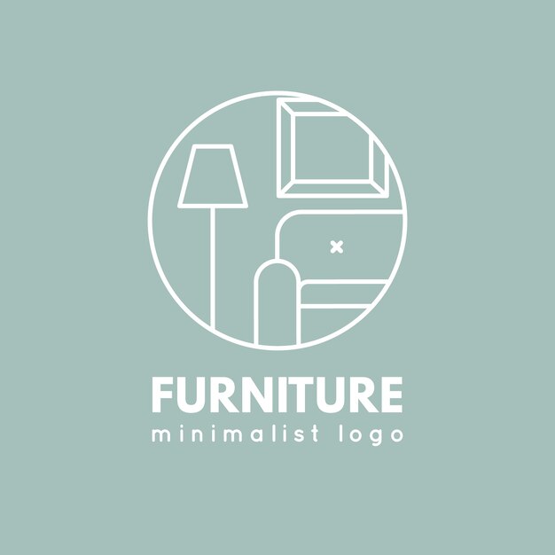 Minimalistisch meubellogo