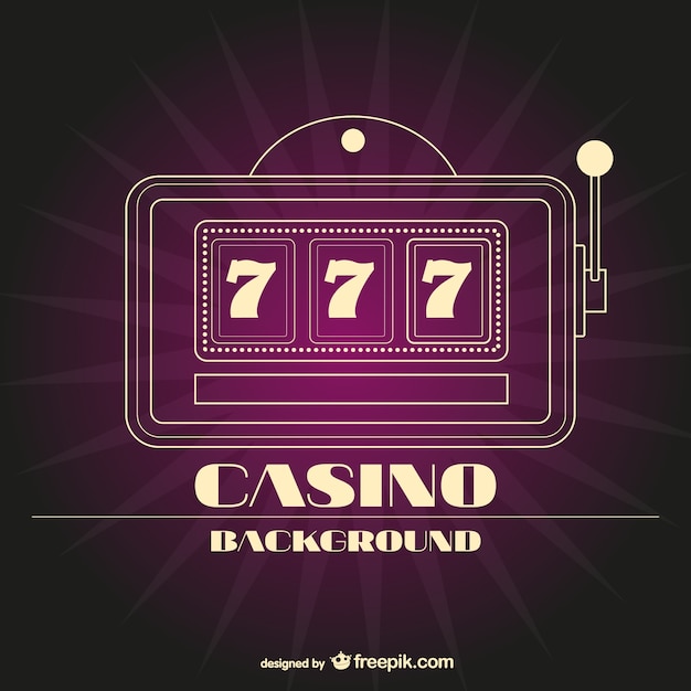 Gratis vector minimalistische casino achtergrond vector