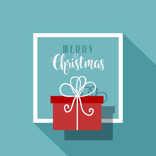 Gratis vector minimalistische kerst achtergrond