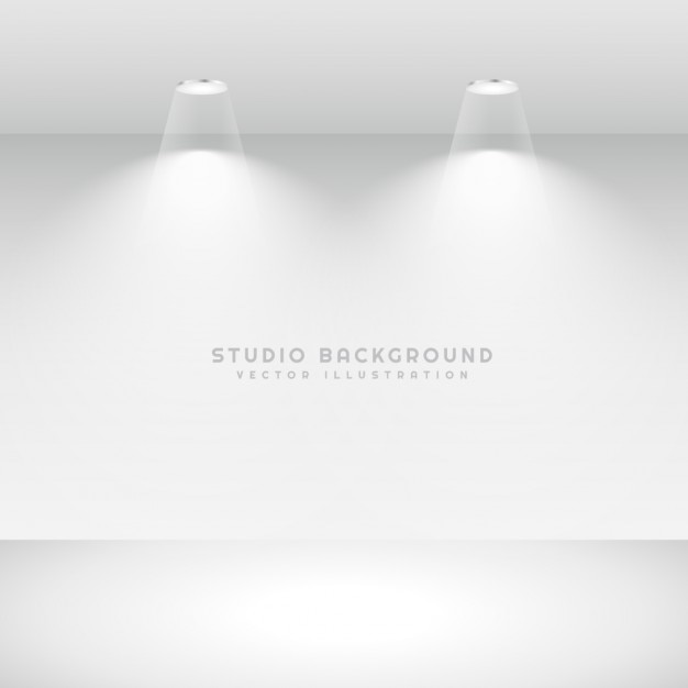 Gratis vector minimalistische studio achtergrond