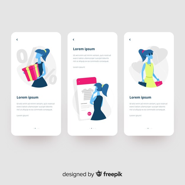Mobiele app-concept