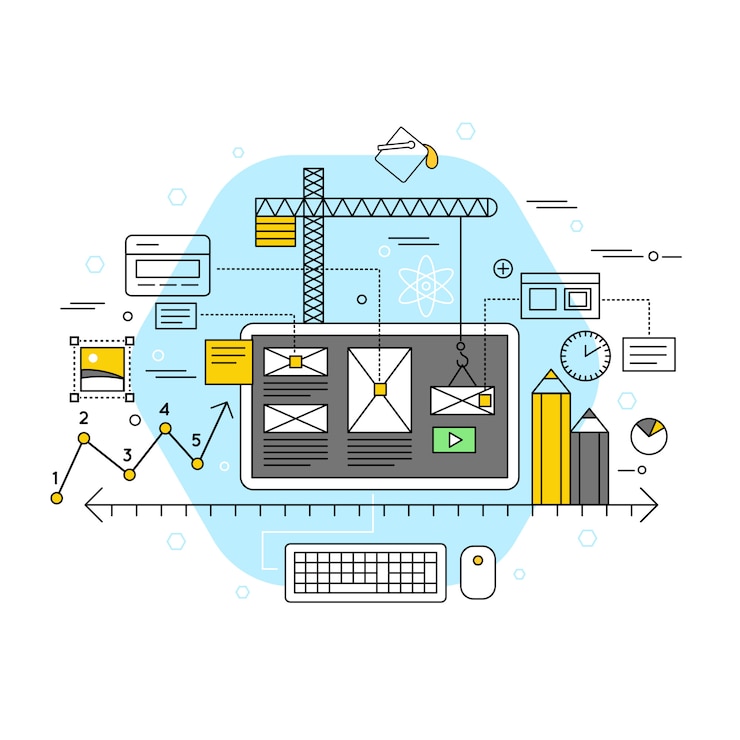Gratis Vector mobiele applicatie platte concept