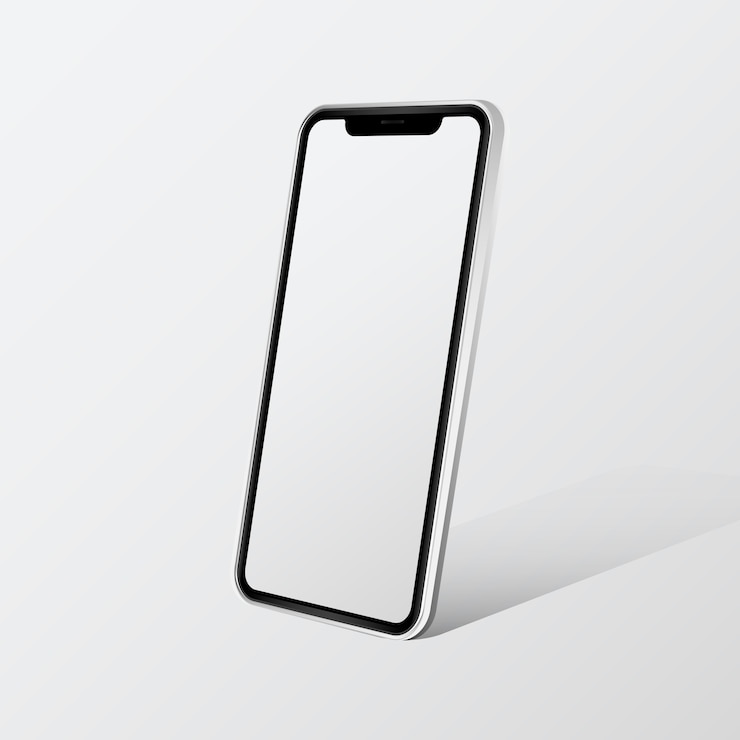 Gratis Vector mockup van een digitaal apparaat