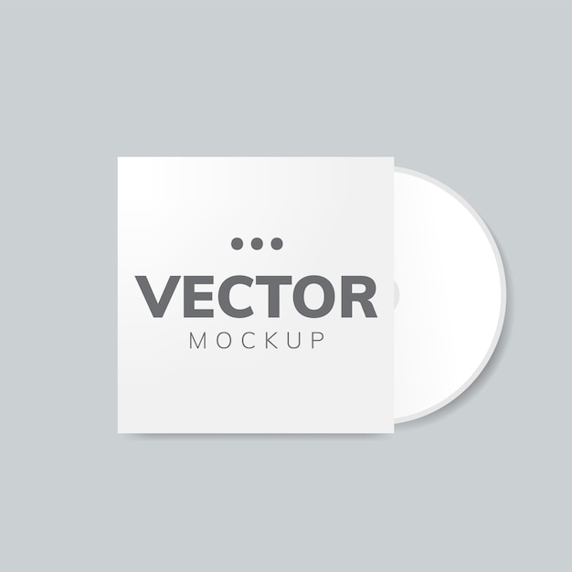 Mockup voor cd-hoesontwerp