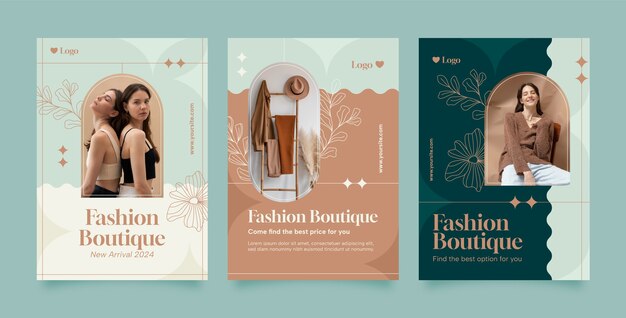 Mode boutique sjabloonontwerp