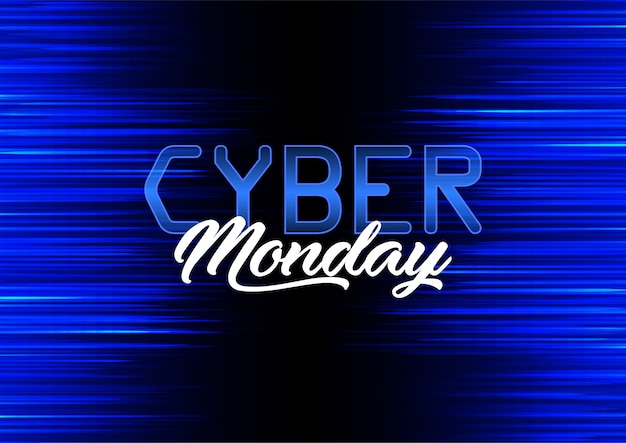 Modern bannerontwerp voor Cyber Monday