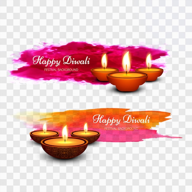 Modern elegant diwali design