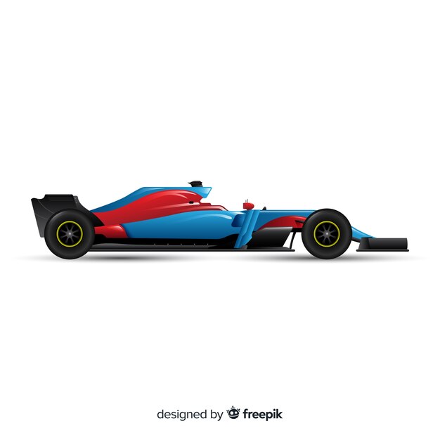 Modern formule 1 raceautoontwerp