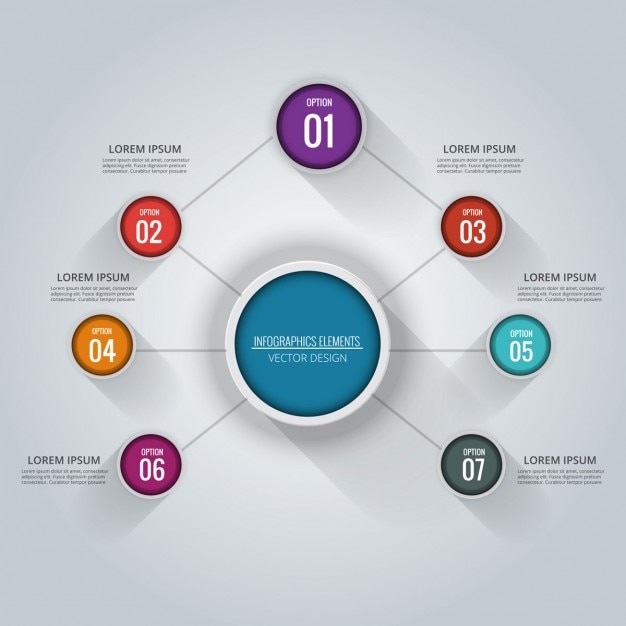 Modern infographic achtergrond