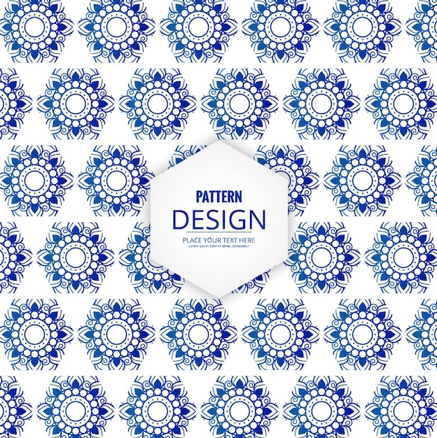 Gratis vector modern mandala patroon