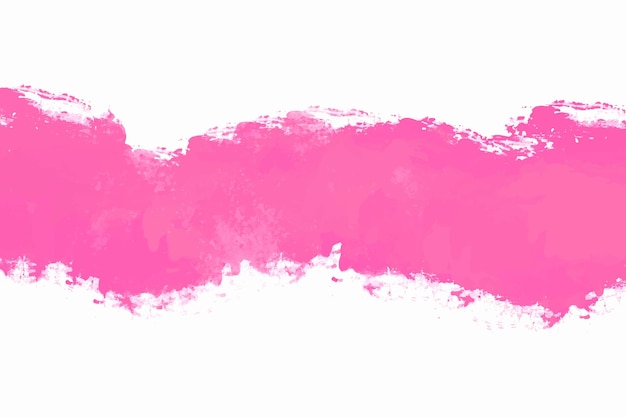 Modern roze penseelstreek aquarel ontwerp