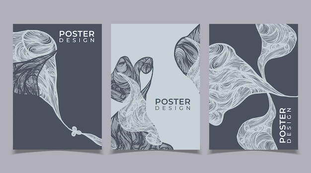 Moderne abstracte covers set. De koele samenstelling van gradiëntvormen. Frame voor tekst moderne kunst graphics. ontwerp visitekaartjes, uitnodigingen, cadeaubonnen, flyers, brochures, banner
