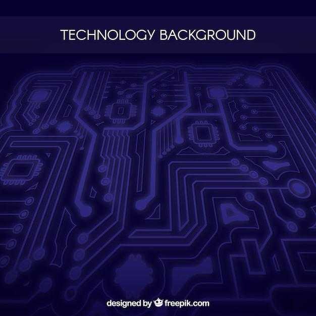 Moderne achtergrond met technologische kring