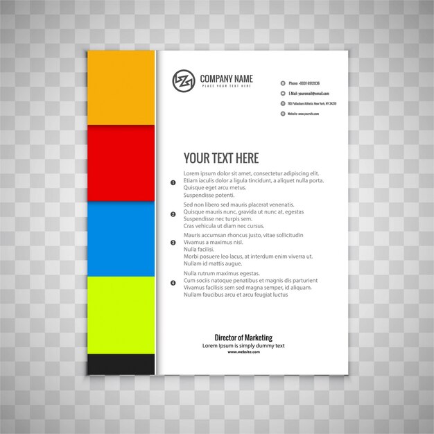 Gratis vector moderne bedrijfsbrochure