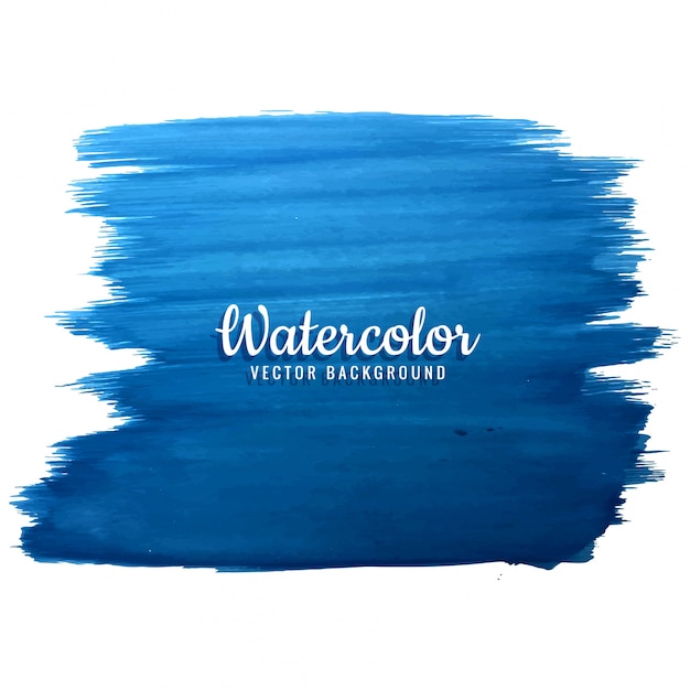 Moderne blauwe waterverfachtergrond