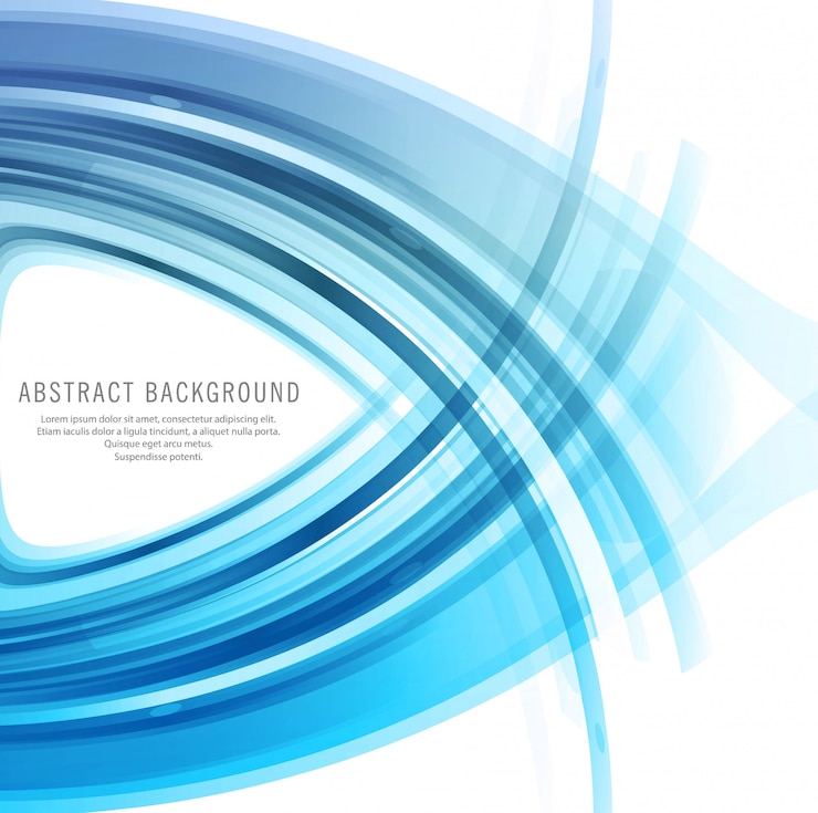 Gratis Vector moderne blauwe zakelijke golvende achtergrond