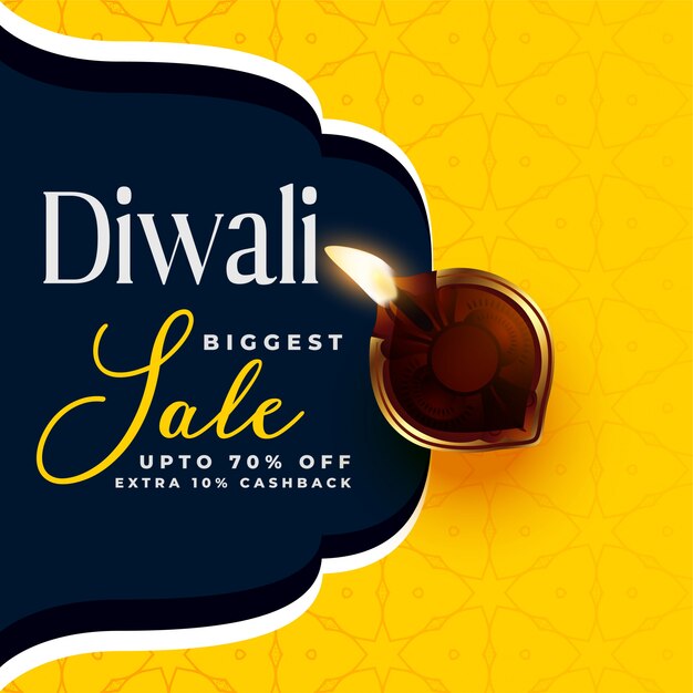 Moderne diwali verkoop banner ontwerpsjabloon