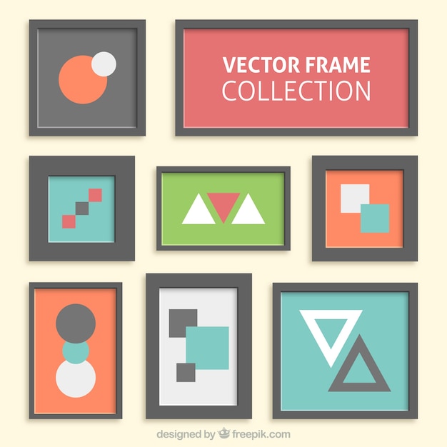 Gratis vector moderne frames collectie