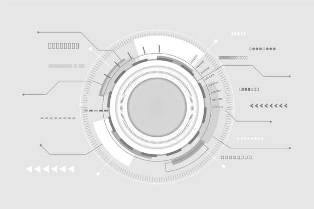 Moderne futuristische technische achtergrond