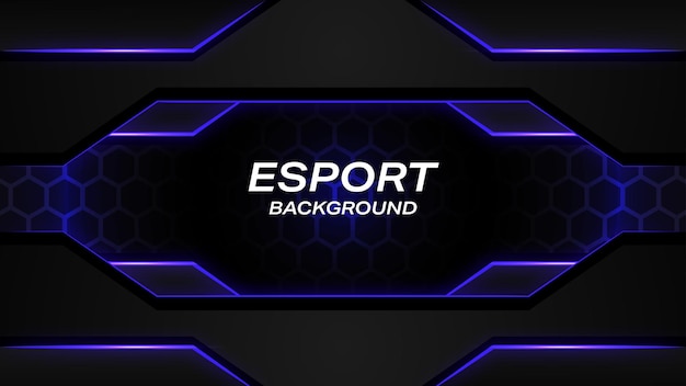 Moderne gaming futuristische esport-achtergrond