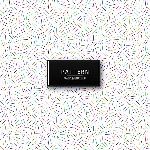 Moderne geometrische kleurrijke patroonvector