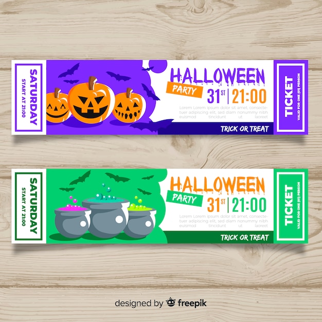 Moderne halloween-kaartjes