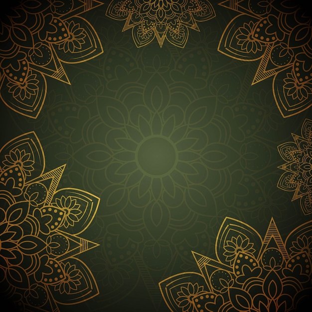 Gratis vector moderne mandala achtergrond