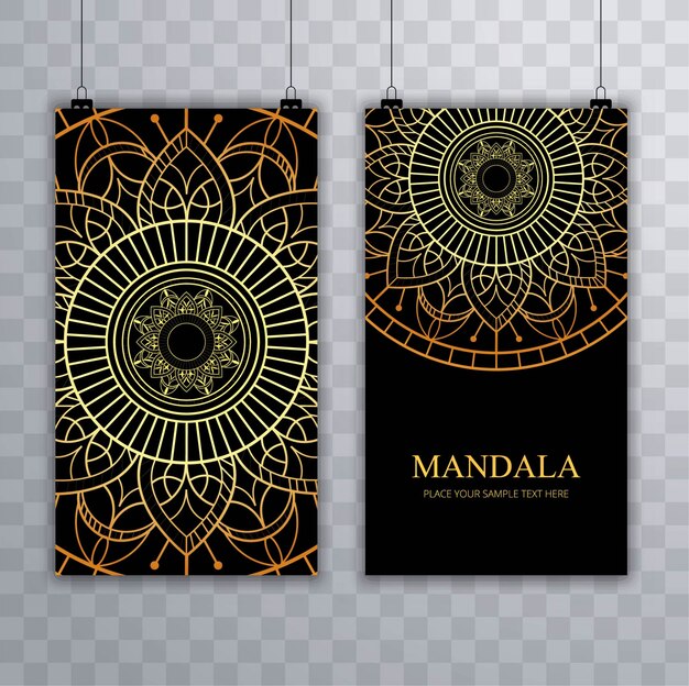 Moderne mandala banners