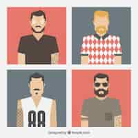 Gratis vector moderne mannen