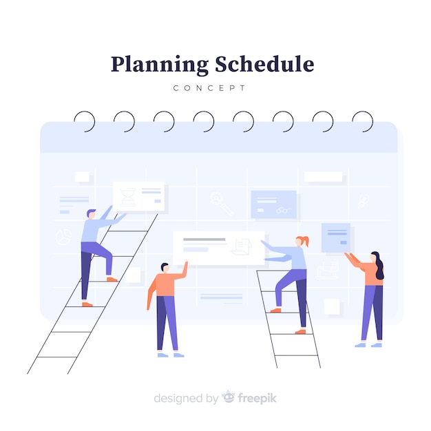 Moderne planningssjabloon