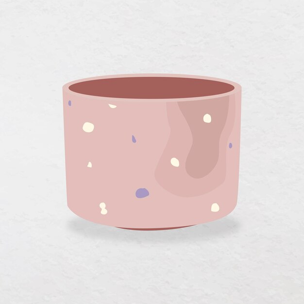 Moderne plant pot vectorillustratie