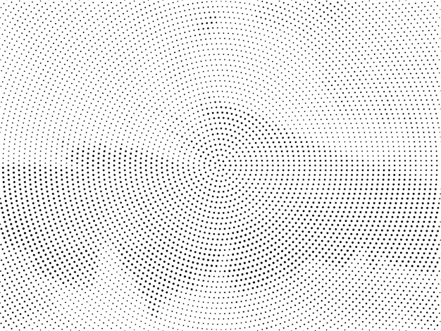 Gratis vector moderne ronde halftone ontwerp elegante achtergrond