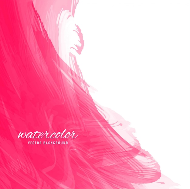 Gratis vector moderne roze aquarel achtergrond