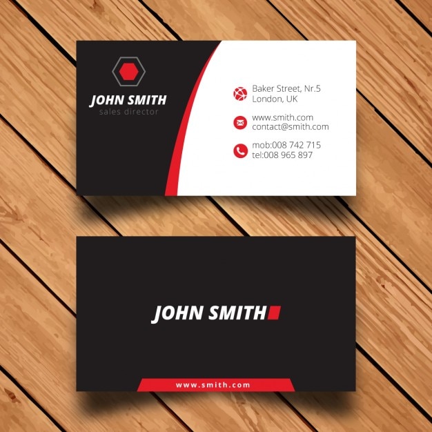 Moderne sjabloon corporate business card