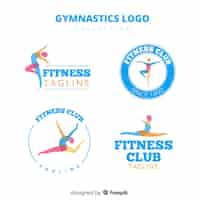 Gratis vector moderne sportlogotype collectie