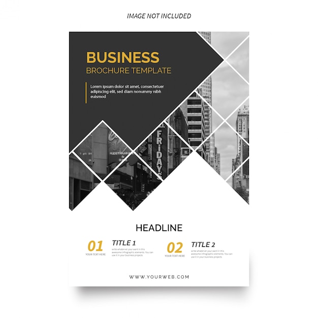 Gratis vector moderne zakelijke brochure sjabloon