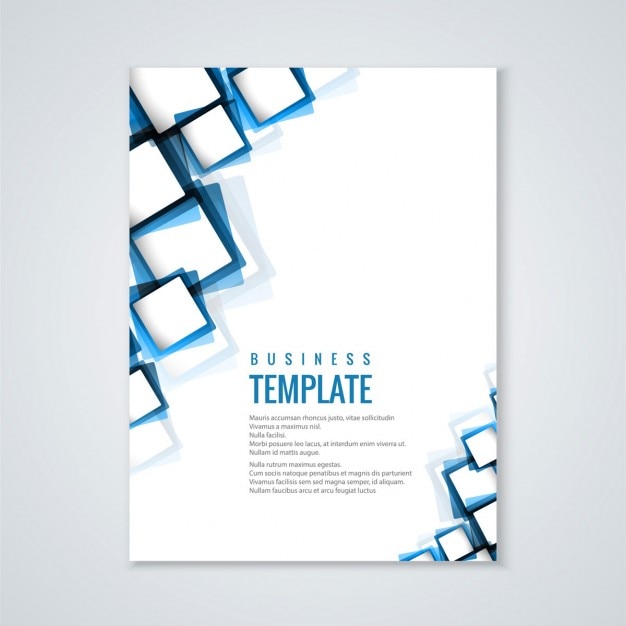 Gratis Vector moderne zakelijke brochure
