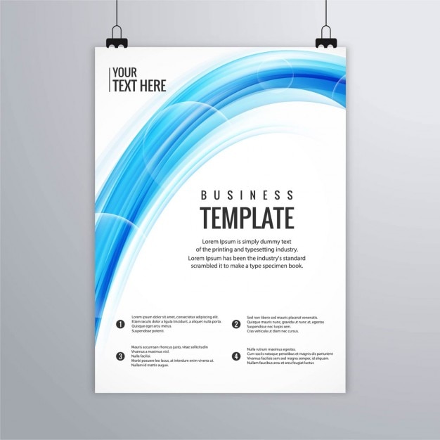 Gratis vector moderne zakelijke brochure