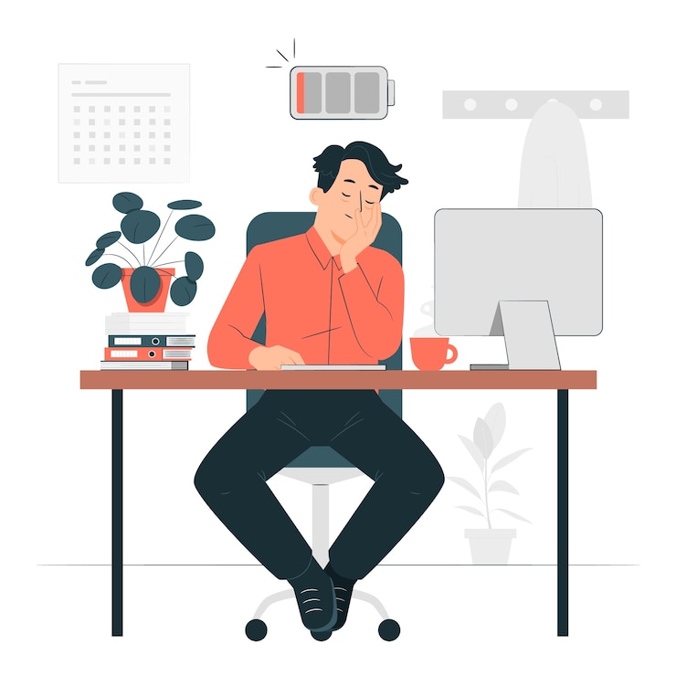Gratis Vector moe man concept illustratie
