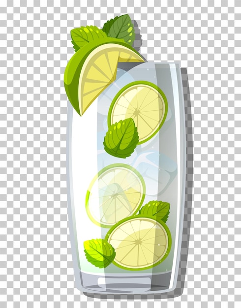 Gratis vector mojitococktail in glas