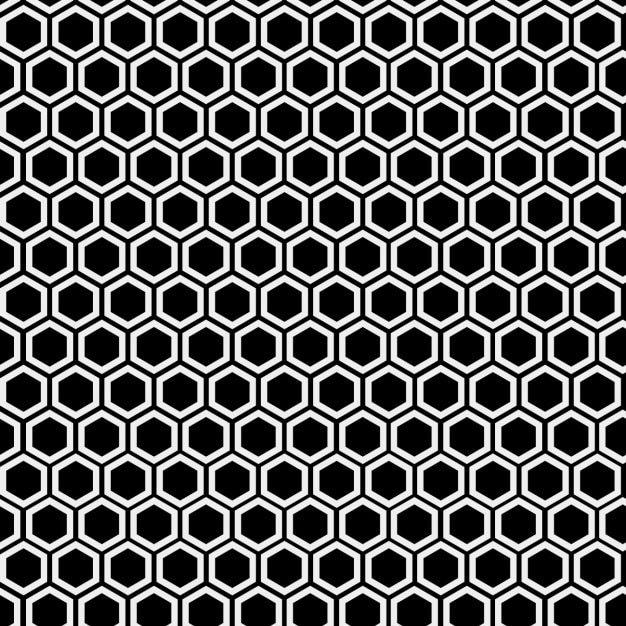 Monochromatische bijenkorf patroon