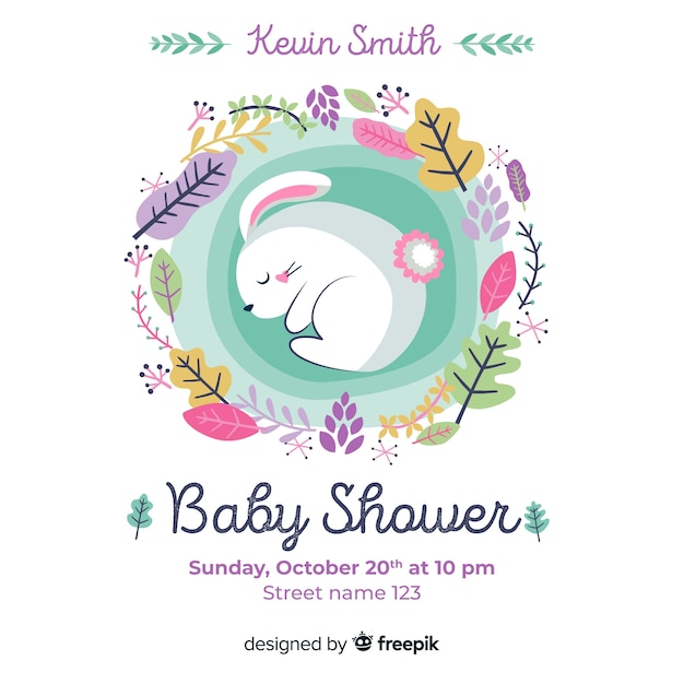 Mooi baby showerontwerp