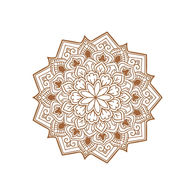 Mooi mandala ontwerp decoratieve klassieke achtergrond vector
