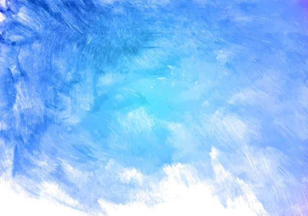 Mooie blauwe aquarel textuur achtergrond
