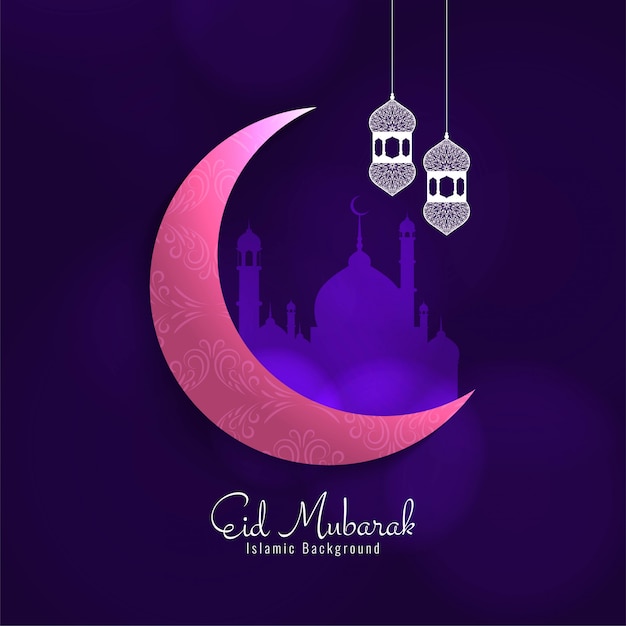 Mooie Eid Mubarak-festivalgroet