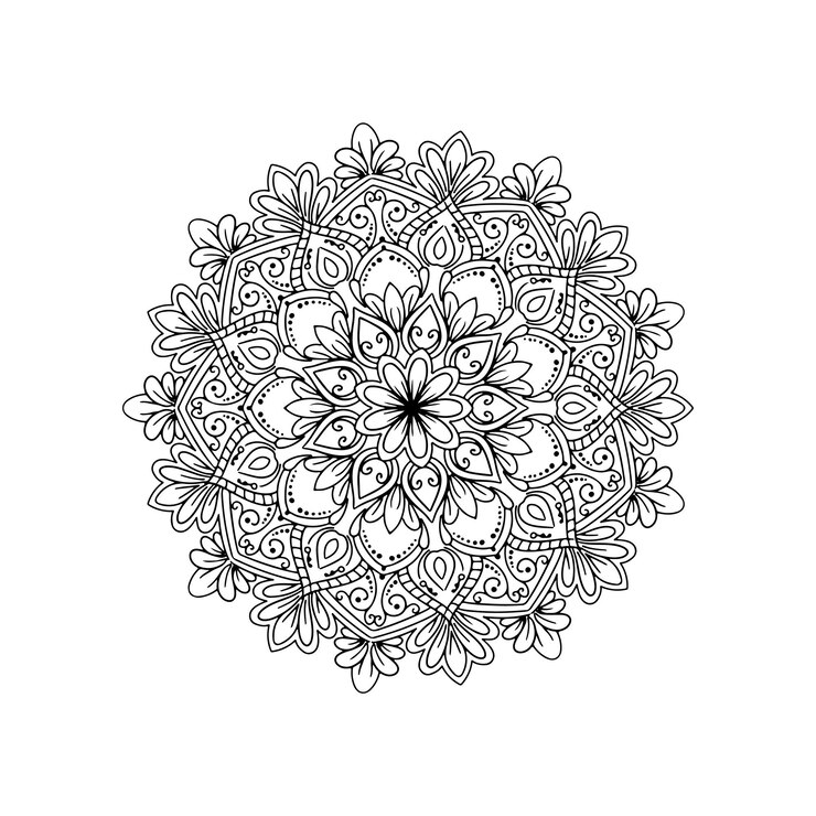 Gratis Vector mooie etnische mandala ontwerp achtergrond vector